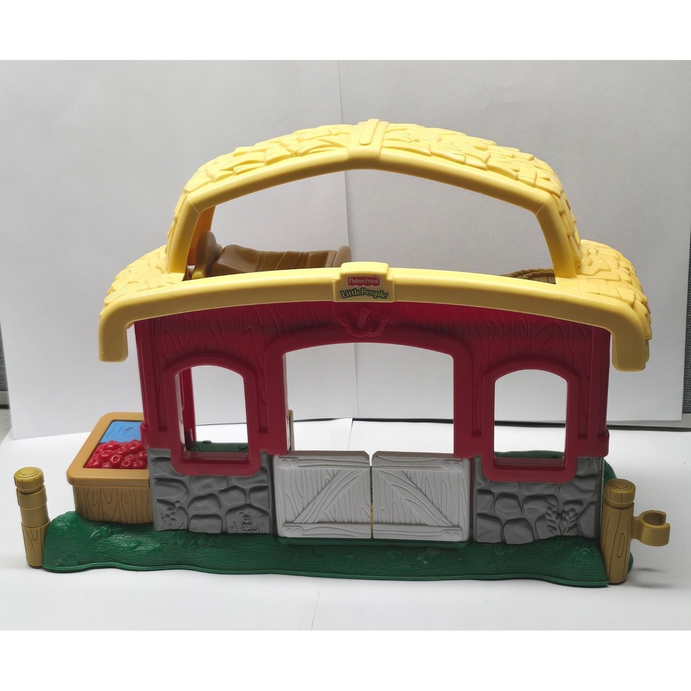 Fisher-Price Little People Animal Friends Farm Barn Kids Red Yellow Farmcore